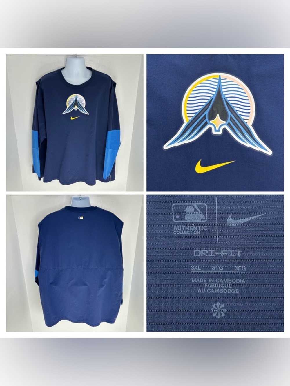 Nike Minnesota Jacket Twins 2024 City Connect Windbreaker Size 3XL MLB Pullover